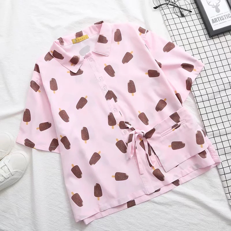 Small pocket bow design short sleeve