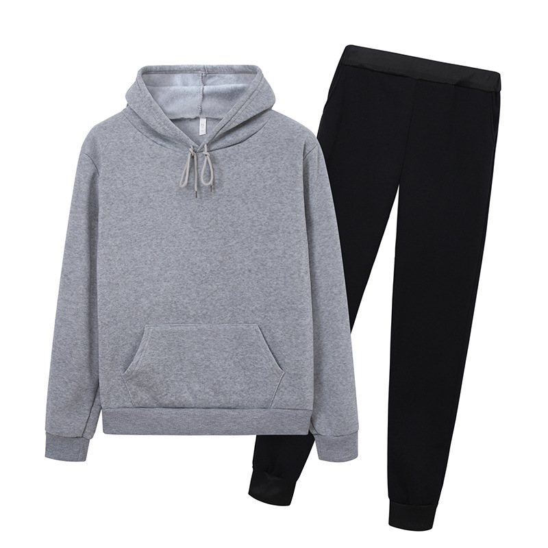 Solid color long-sleeved sweater suit