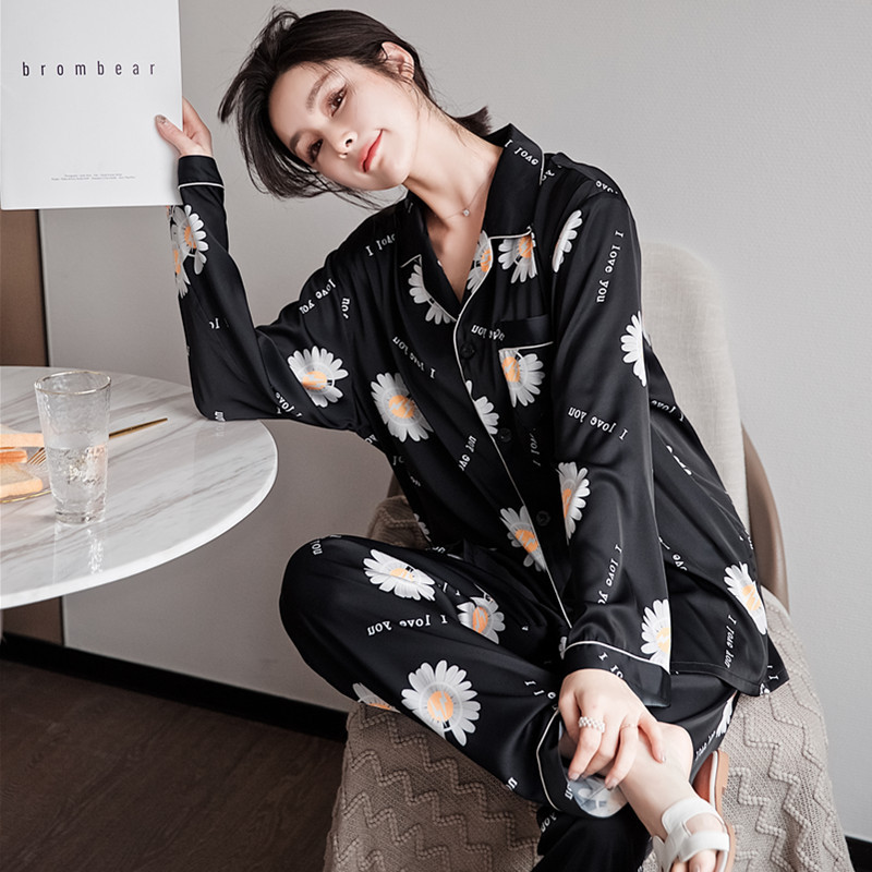 Lovers long sleeve home clothes suit