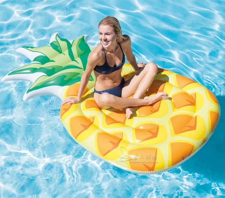 INTEX water inflatable floating row - Yellow