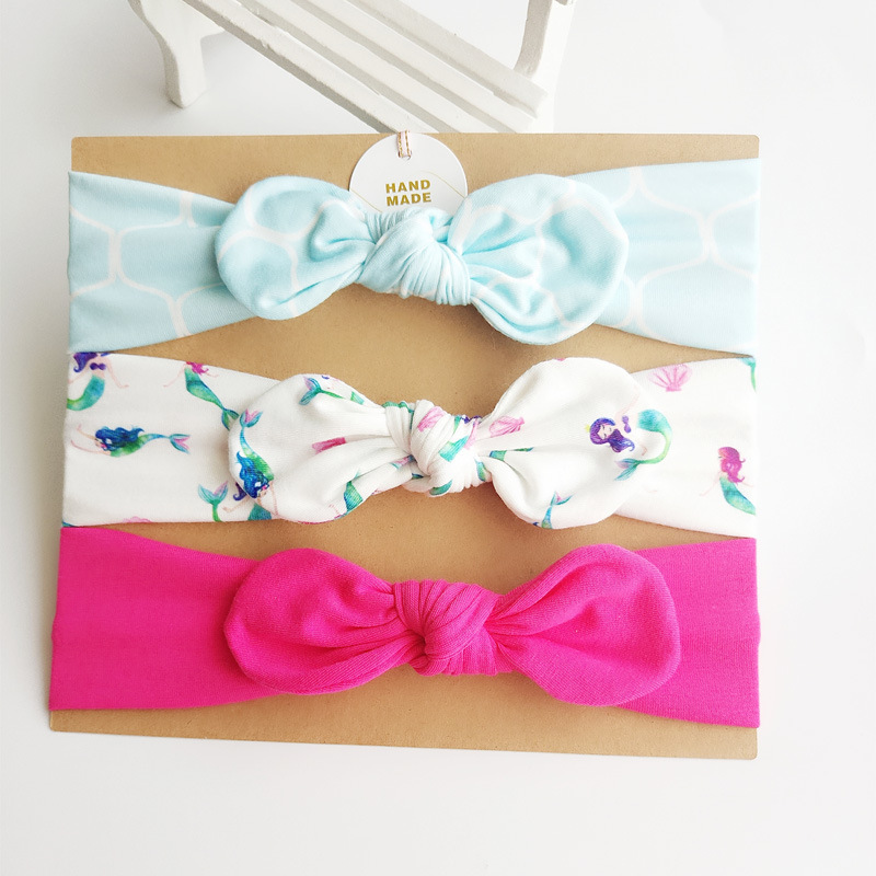 Popular cotton bow hair band