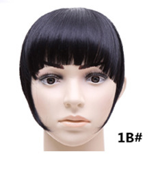Hair Bangs Hairpiece Accessories Synthetic Fake Bangs B3 1B - Shop at LoveMi