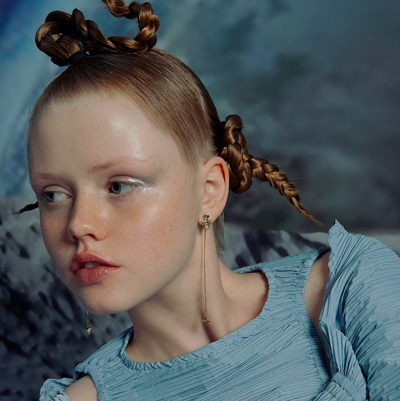 Women's long earrings