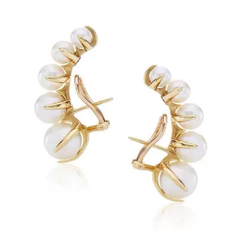 Michel Lobe Wrap Stud Earrings — foto 4