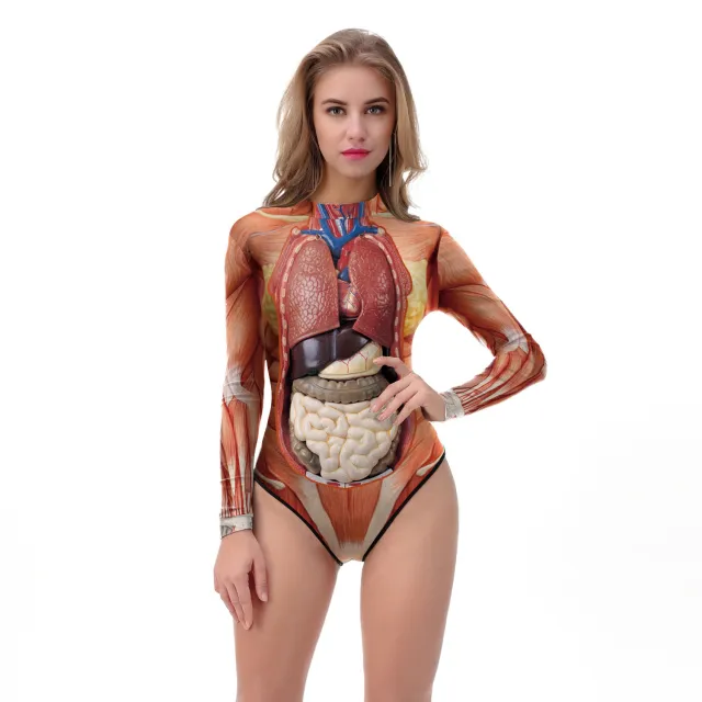 Skeletal jumpsuits party party costumes S M - Shop at LoveMi