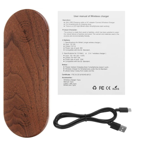 Wood Wireless Charger - Image 3