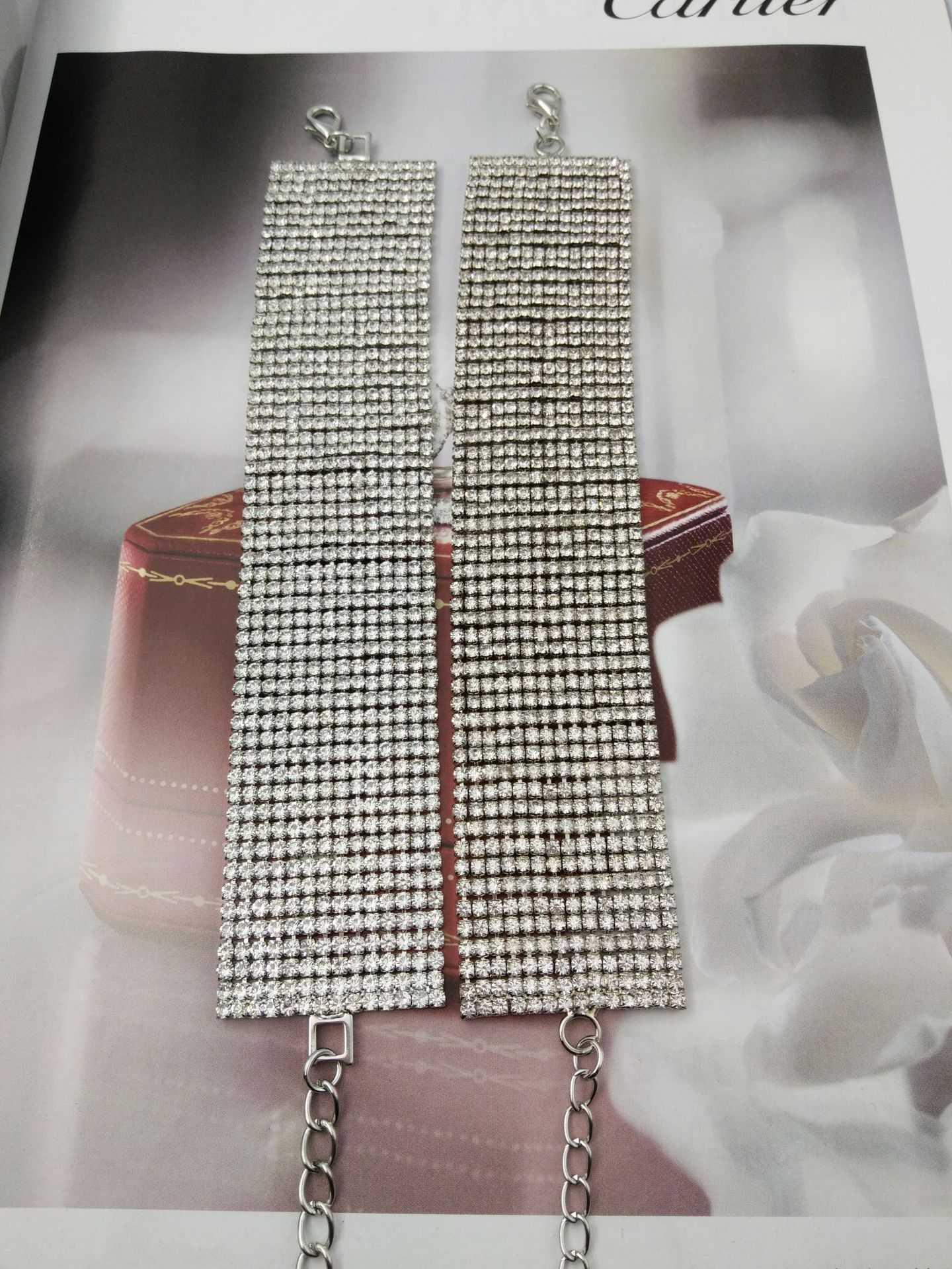 Geometric square diamond anklet anklet - Image 3