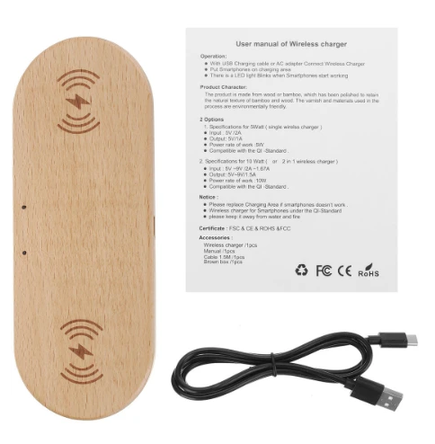 Wood Wireless Charger - Image 4