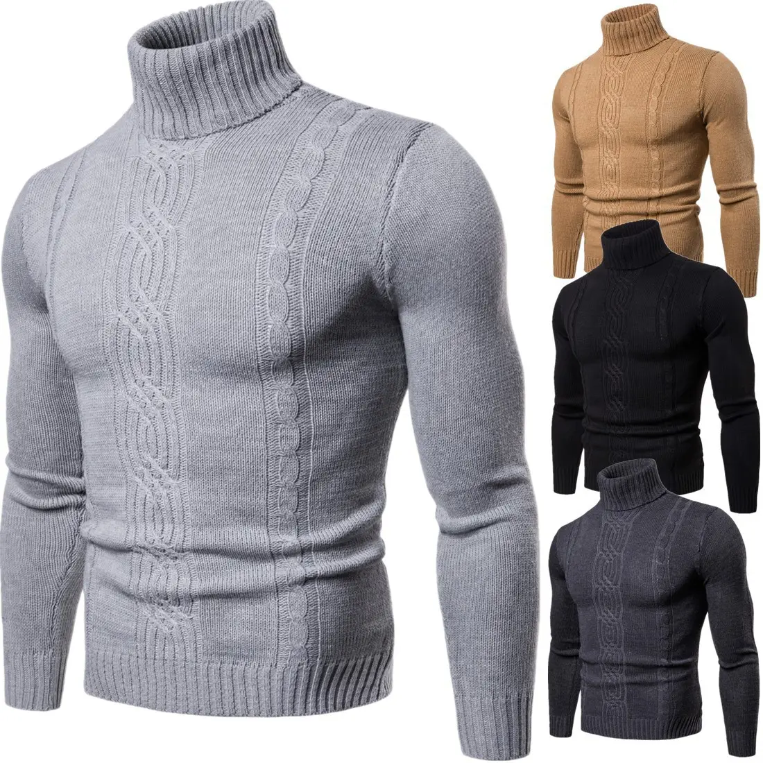 Jacquard sweater England casual pullover