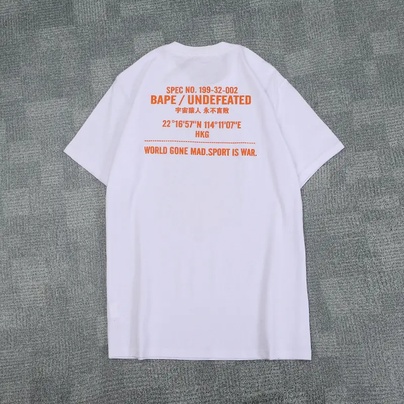 Pure cotton round neck short sleeve