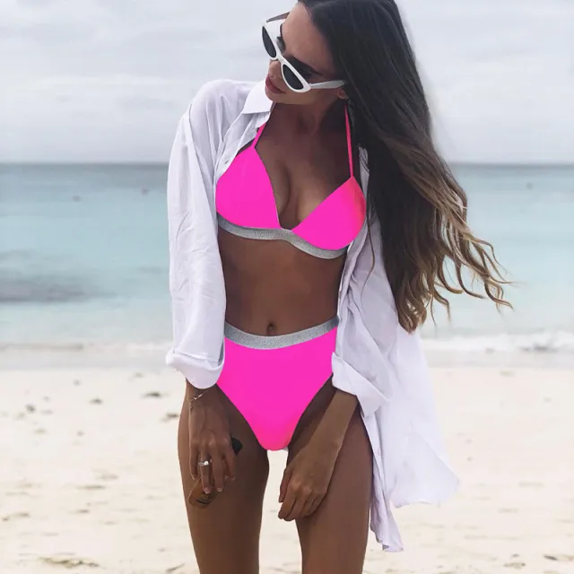 Flash bandage bikini Rose - Shop at LoveMi