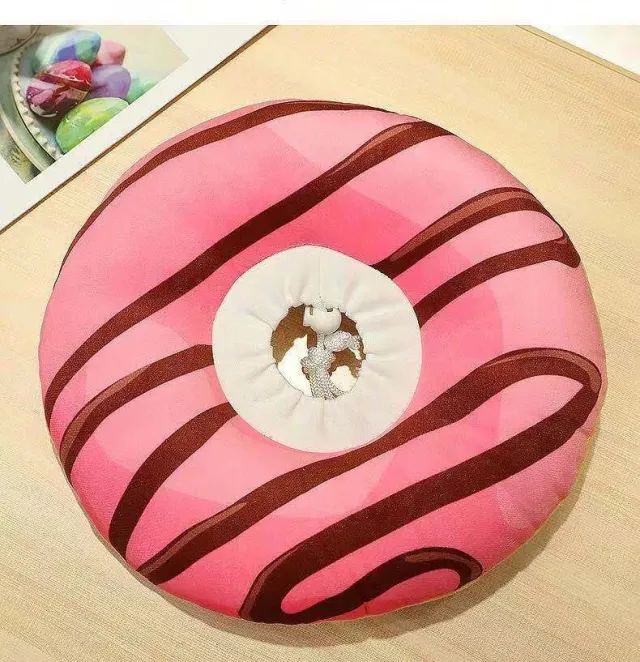Pet cat collar protective ring Rose Red - Shop at LoveMi