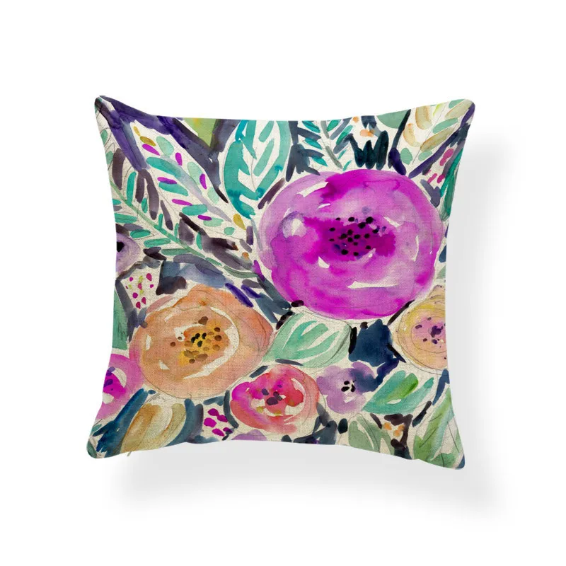 Daffodil printed cushion - Ga98004