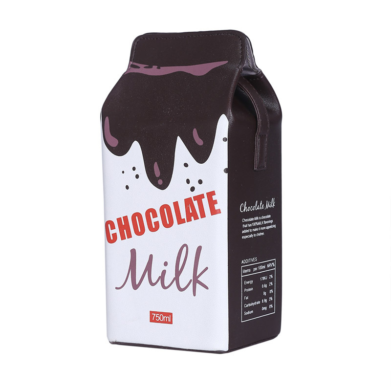 Milk box printed small square bag Black - Shop at LoveMi