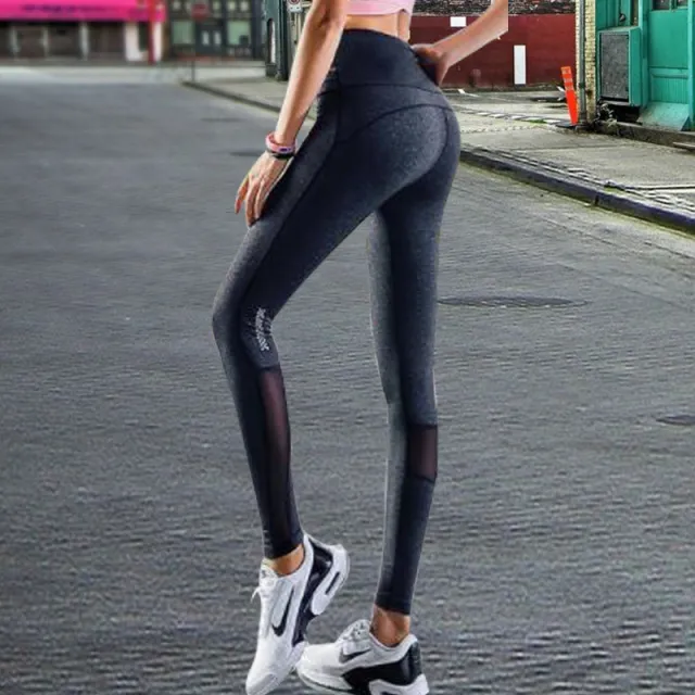 Gym spring and summer running Yoga tights High Waist Ash - Shop at LoveMi
