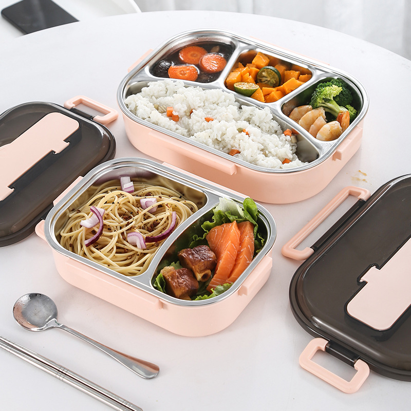 Stainless steel anti-scald insulation lunch box
