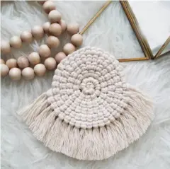 Hand-woven coasters - B Style - View 1