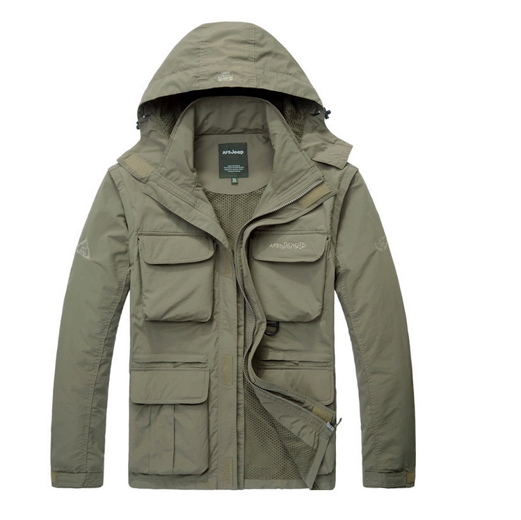Winter thickened large outdoor tactical windbreaker