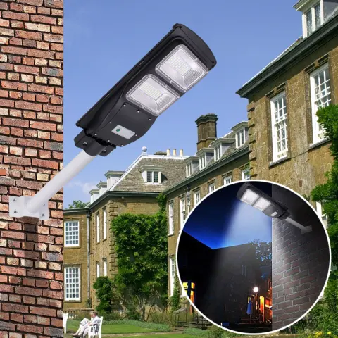 Solar Powered Sensor Outdoor Street Light