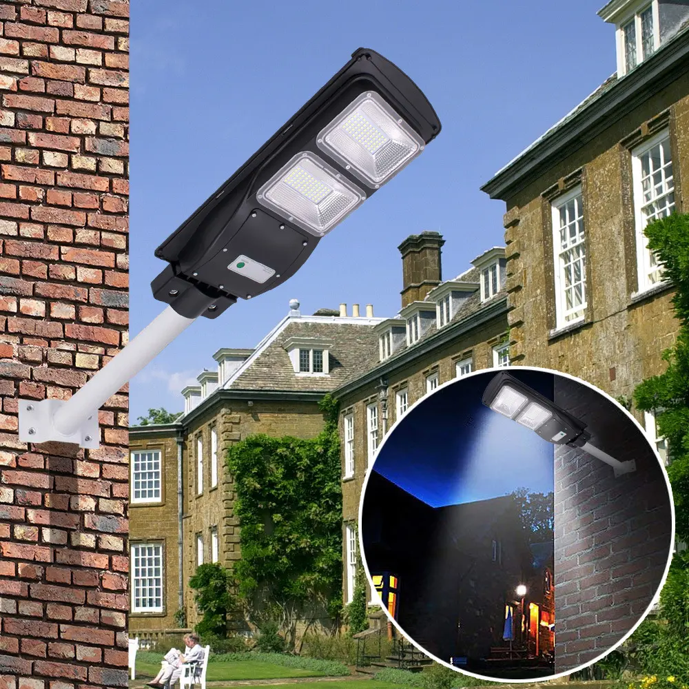 Solar Powered Sensor Outdoor Street Light