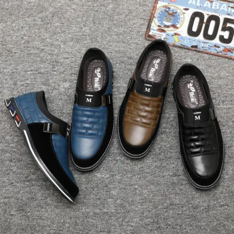 Korean Business Casual Leather Shoes for Men