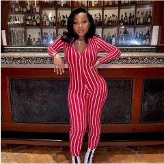 Fluorescent colour explosion-proof little bodysuit - Red - View 1