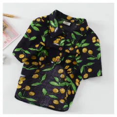 Beach Style Fashion Pet Clothing Clothes - Black - View 1