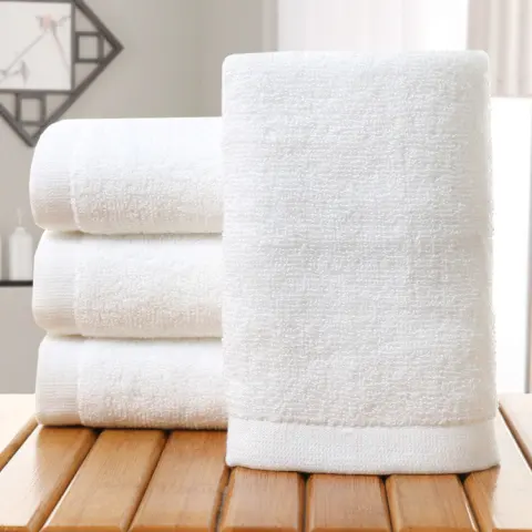 White Towel for Foot Massage