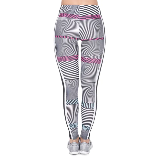 Striped printed cropped trousers Lgs 46240 - Shop at LoveMi