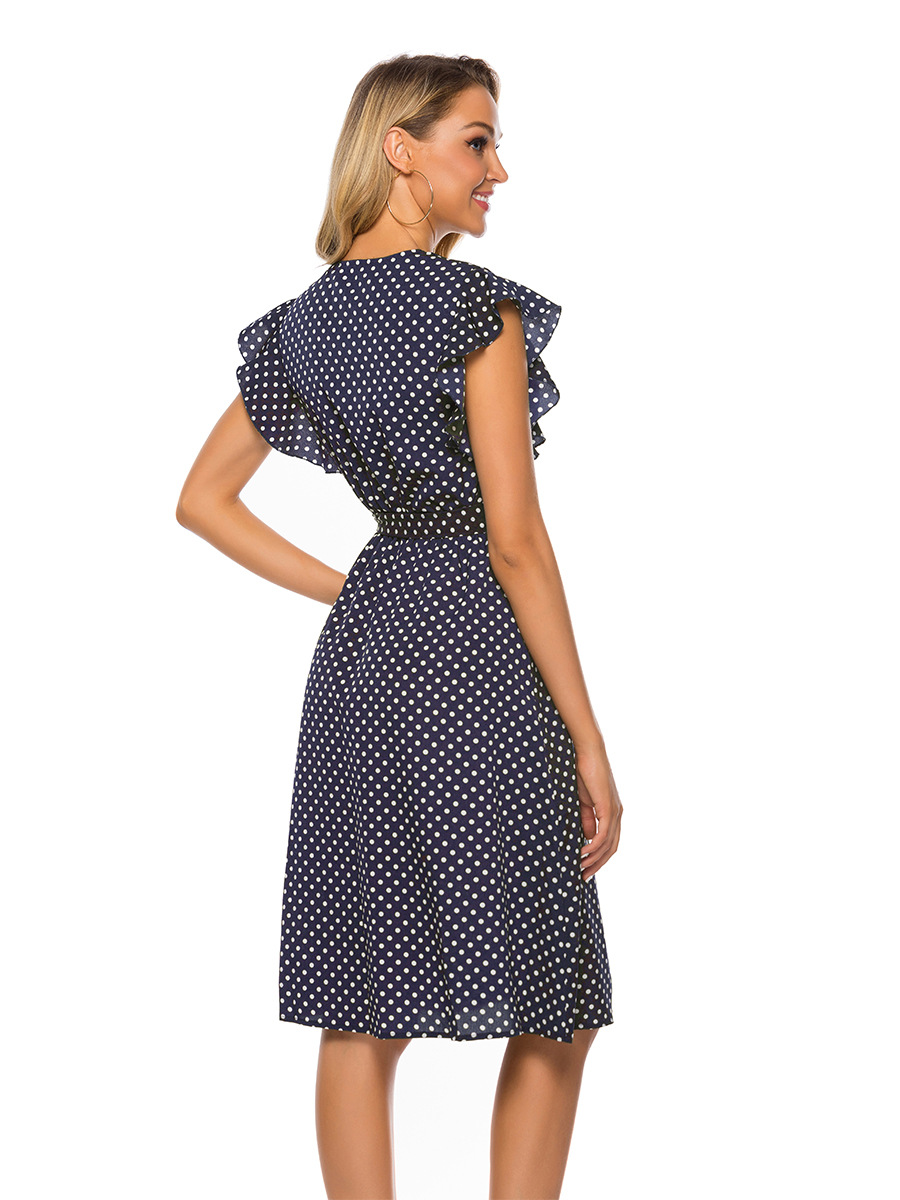 V-neck floral bohemian beach skirt