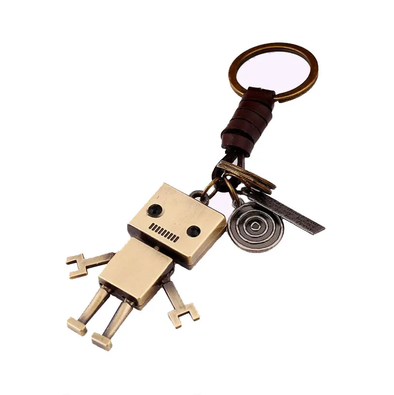 Bag pendant creative robot key chain - Robot