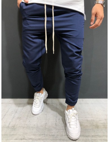 Men's pants woven fabric casual sports jogging Leggings