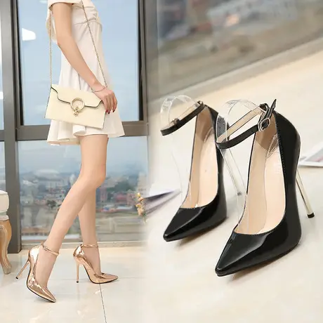 Professional pointed plus-size high heels