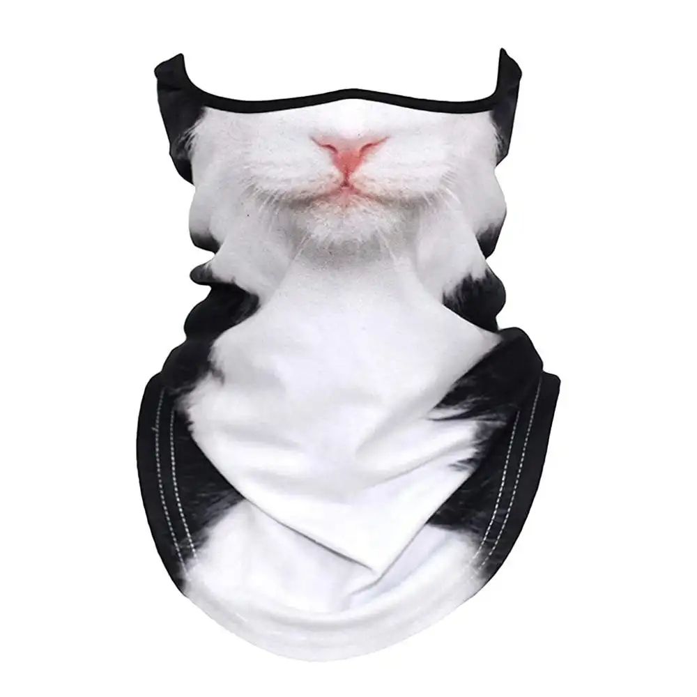 Half face animal scarf