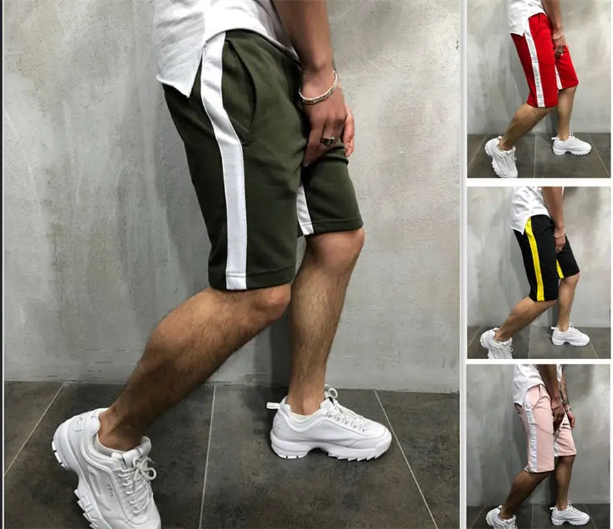 Men's five-point pants