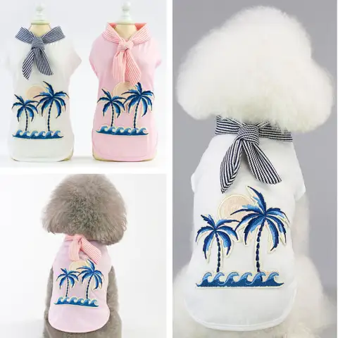 Coconut Tree Embroidery From Pet Clothing