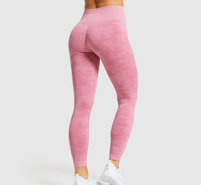 Hip lifting outdoor Yoga running fitness pants Pink - Shop at LoveMi