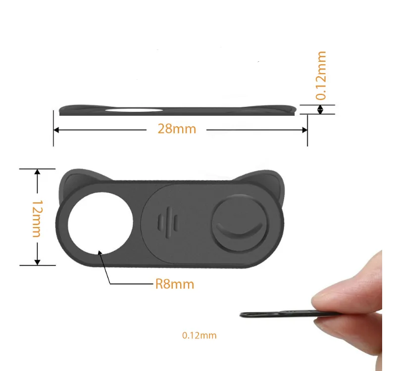 Webcam Laptops Lens Sticker Tablet Privacy Camera Cover Phone Slider Shutter – image 5