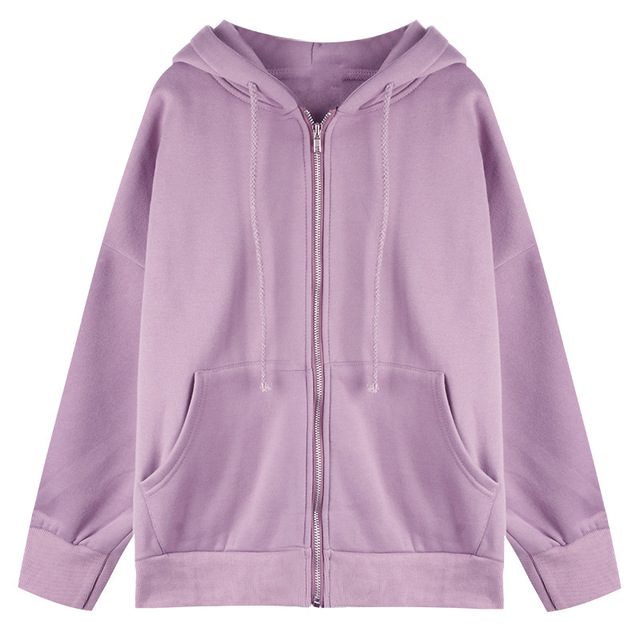 Cardigan solid color top student female