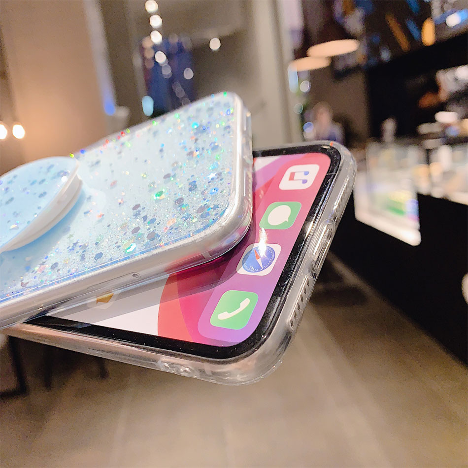 Epoxy sequin holder mobile phone case - Image 4