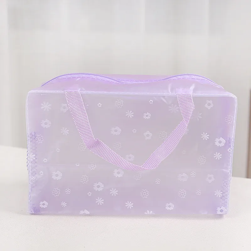 Waterproof cosmetic bag - Purple