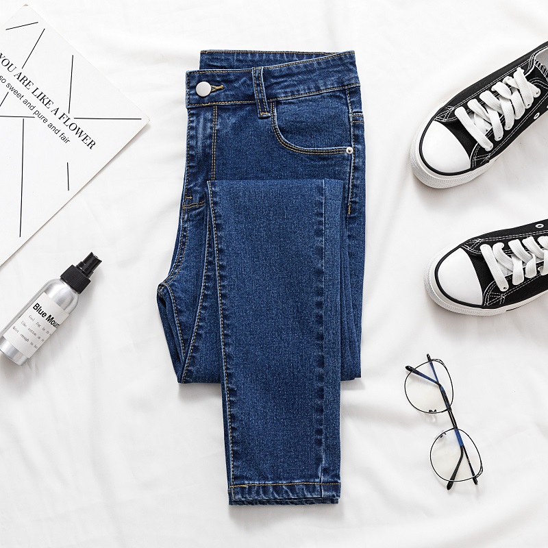 Black Hole Jeans Skinny Plus Size Pants Blue - Shop at LoveMi