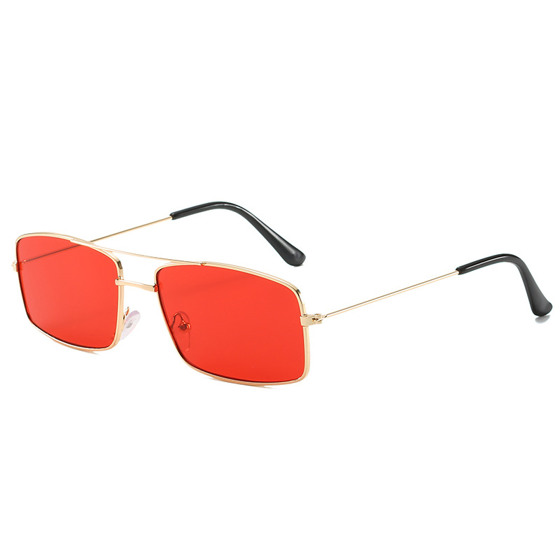 Title 4, Retro square double beam glasses