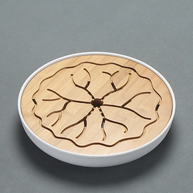 Bamboo tea tray tea table White - Shop at LoveMi
