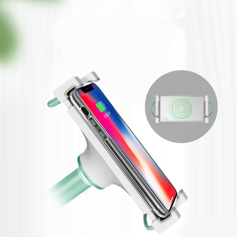 Mobile phone wireless charging bracket