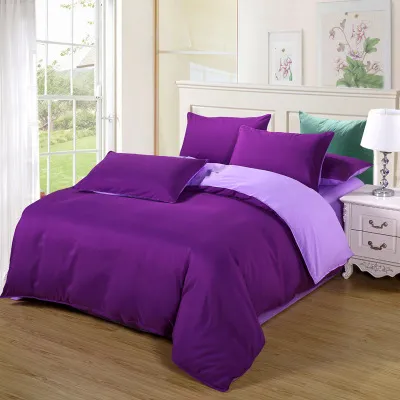 Bed sheets set quilt duvet cover bedding Deep Light Purple - Shop at LoveMi