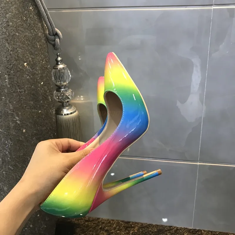 Rainbow super high heels - Rainbow