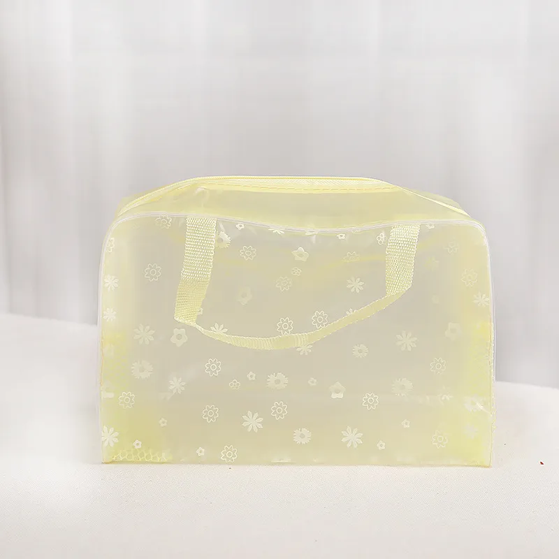Waterproof cosmetic bag - Yellow
