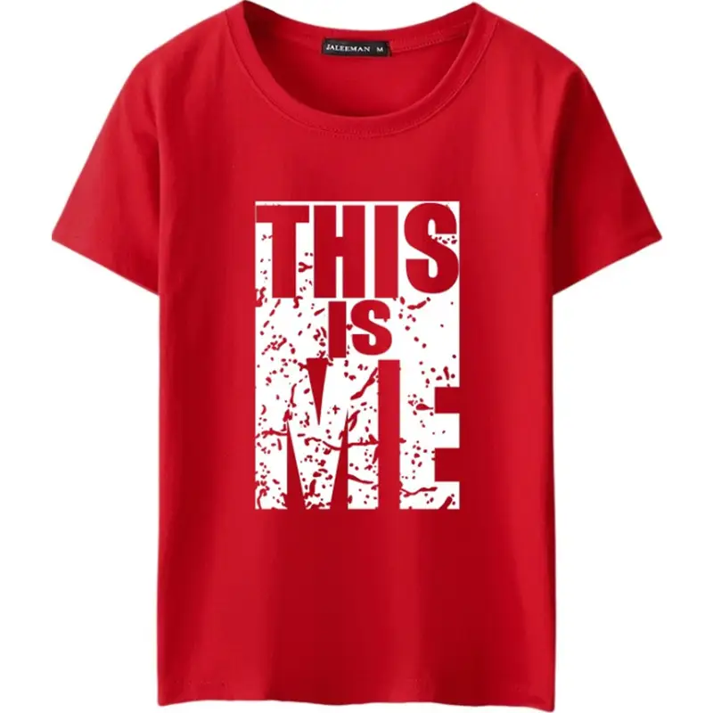 Men's personality round neck casual daily sports loose short sleeves