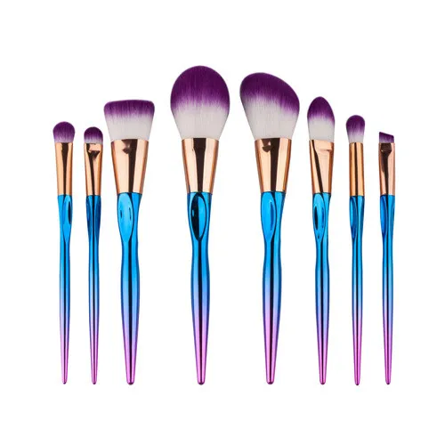 Foundation Brush Set Purplish Hair - Shop at LoveMi